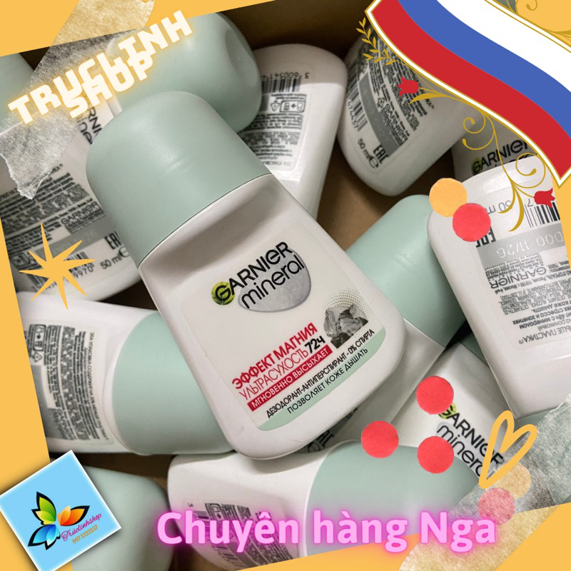 Lăn nách trứng miniral 50ml bảo vệ 48h