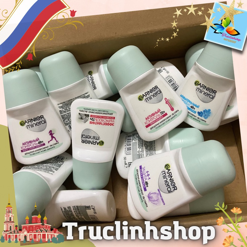 Lăn nách trứng miniral 50ml bảo vệ 48h