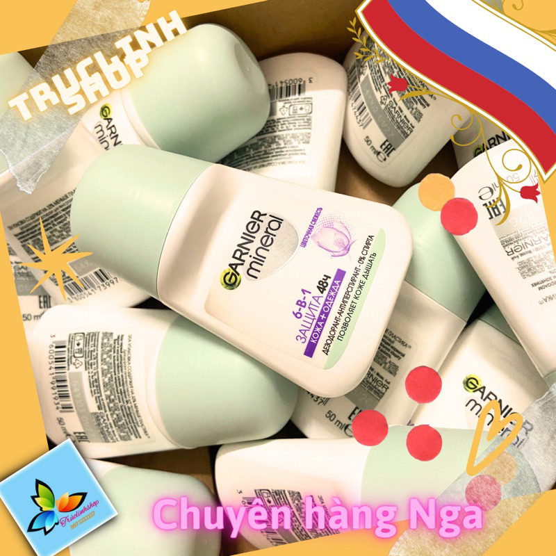 Lăn nách trứng miniral 50ml bảo vệ 48h