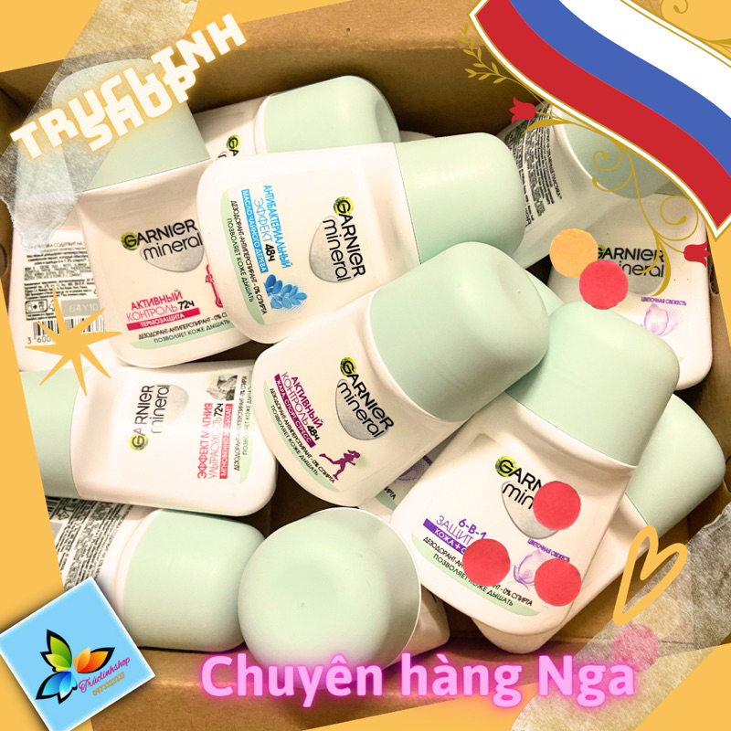 Lăn nách trứng miniral 50ml bảo vệ 48h