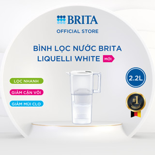 Bình lọc nước Liquelli White 2.2L (Có sẵn 1 lõi lọc Maxtra Pro 150L)