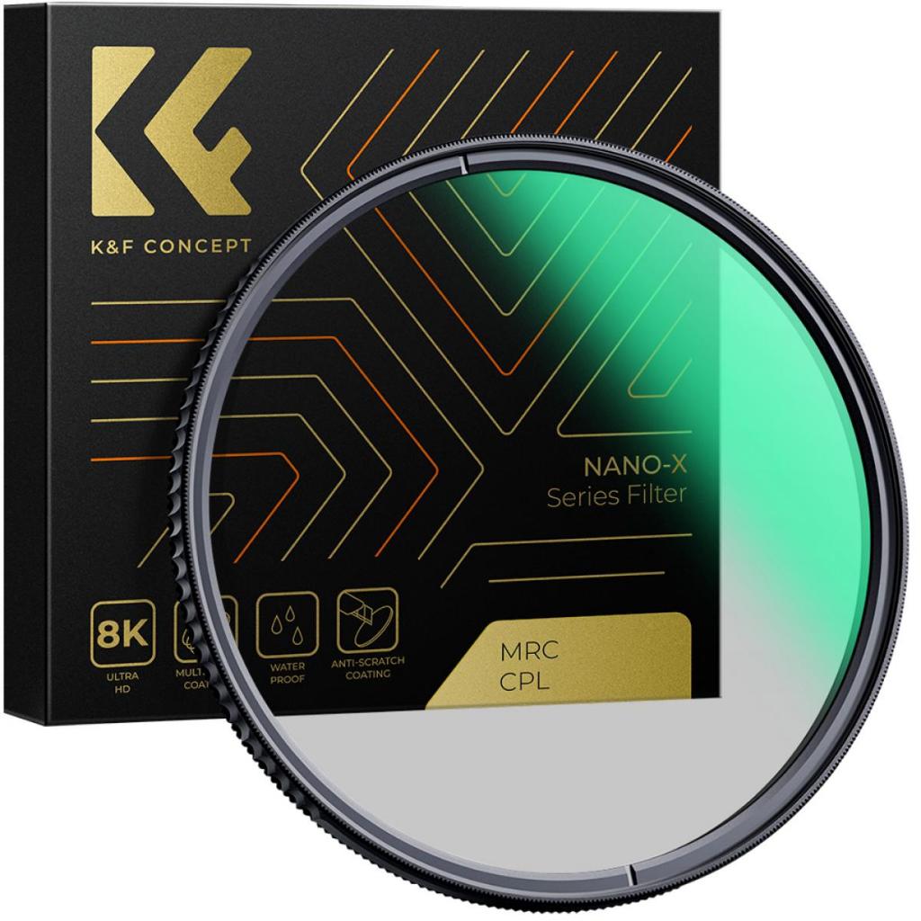 Filter K&F concept Nano-X MRC MC CPL chống nước chống trầy GERMAN OPTICS Schott B270