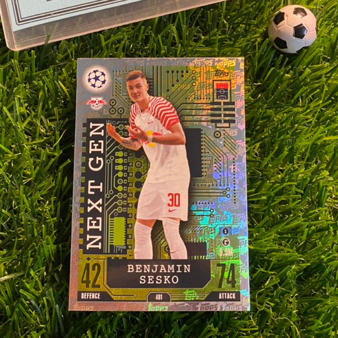 [ CHÍNH HÃNG ] - NEXT GEN - TOPPS MATCH ATTAX 2023/2024 - BENJAMIN SESKO (RB LEIPZIG)