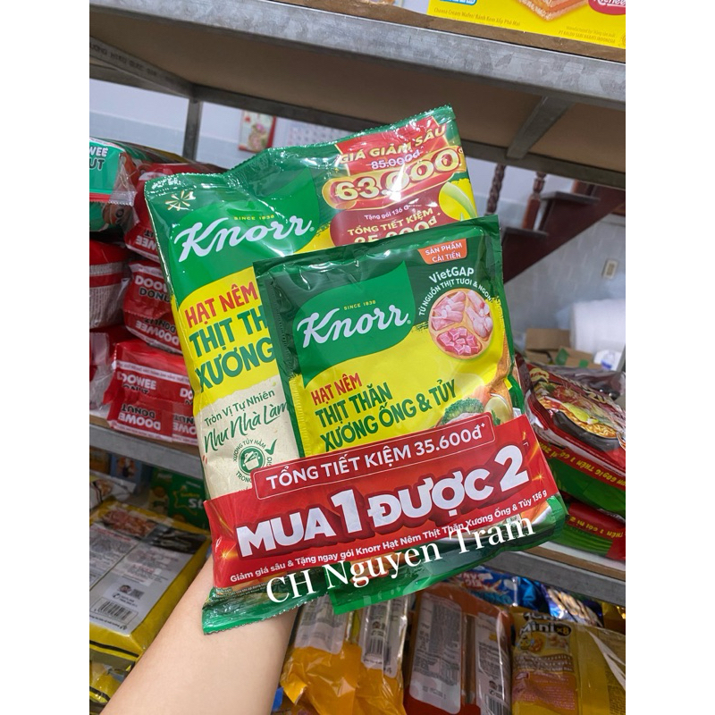 Hạt nêm Knorr gói 900g(kèm gói 136g)