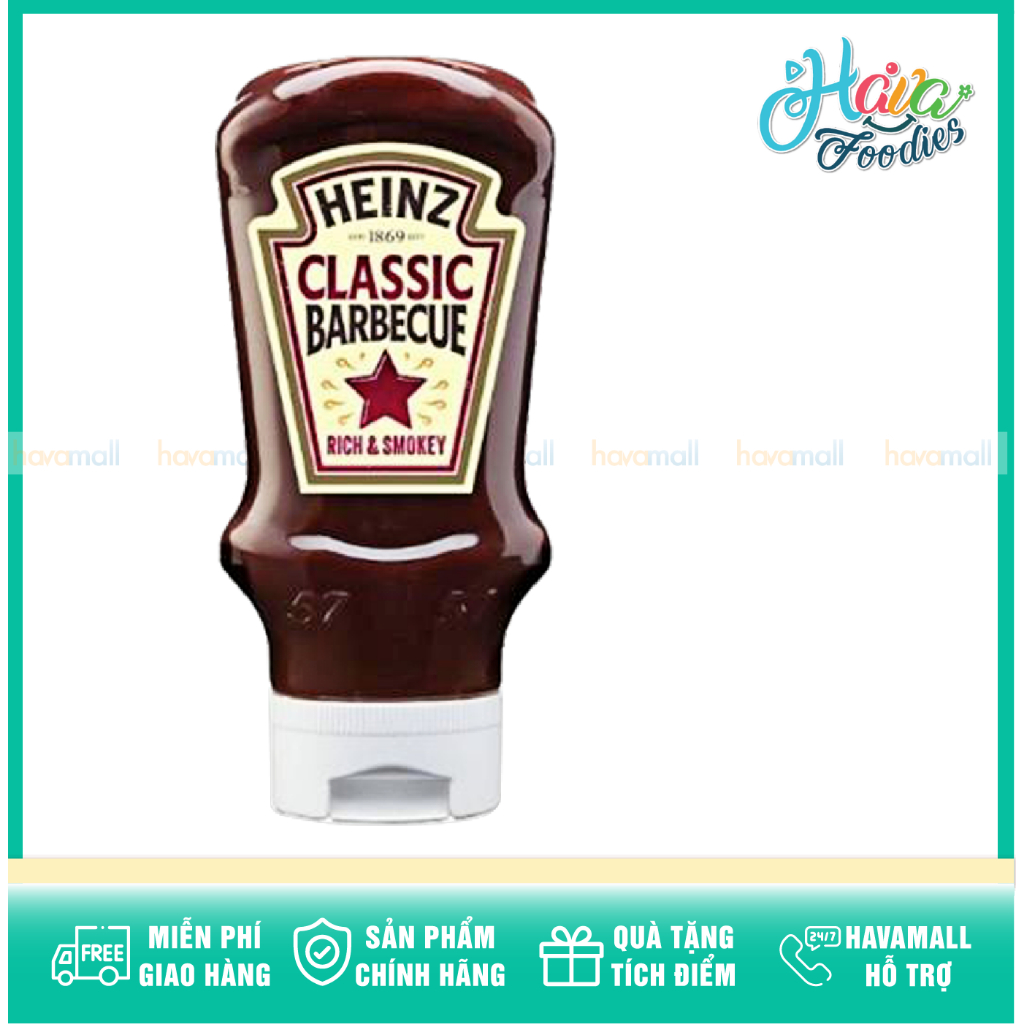 Sốt Thịt Nướng BBQ-Heinz Classic Barbecue Sauce 480g