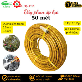  Ống phun thuốc sâu 3-6 Lớp 50m – dây xịt thuốc trừ sâu chịu áp – dùng cho bình xịt đầu bơm rửa xe 