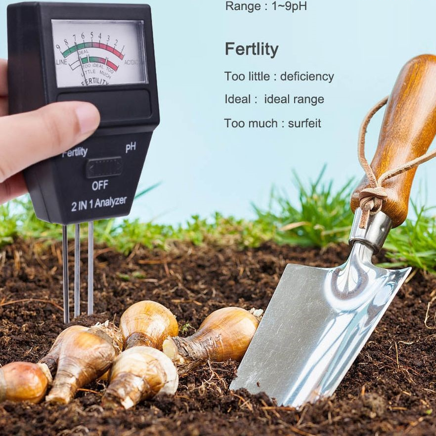 Máy đo pH đất và độ dinh dưỡng của đất 3 đầu dò TPH01801