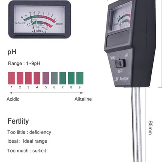 Máy đo pH đất và độ dinh dưỡng của đất 3 đầu dò TPH01801