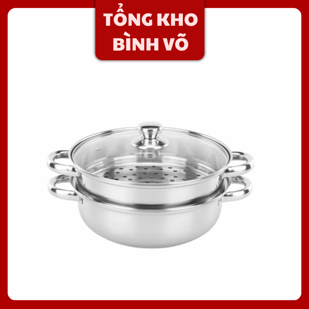NỒI HẤP INOX 2 TẦNG