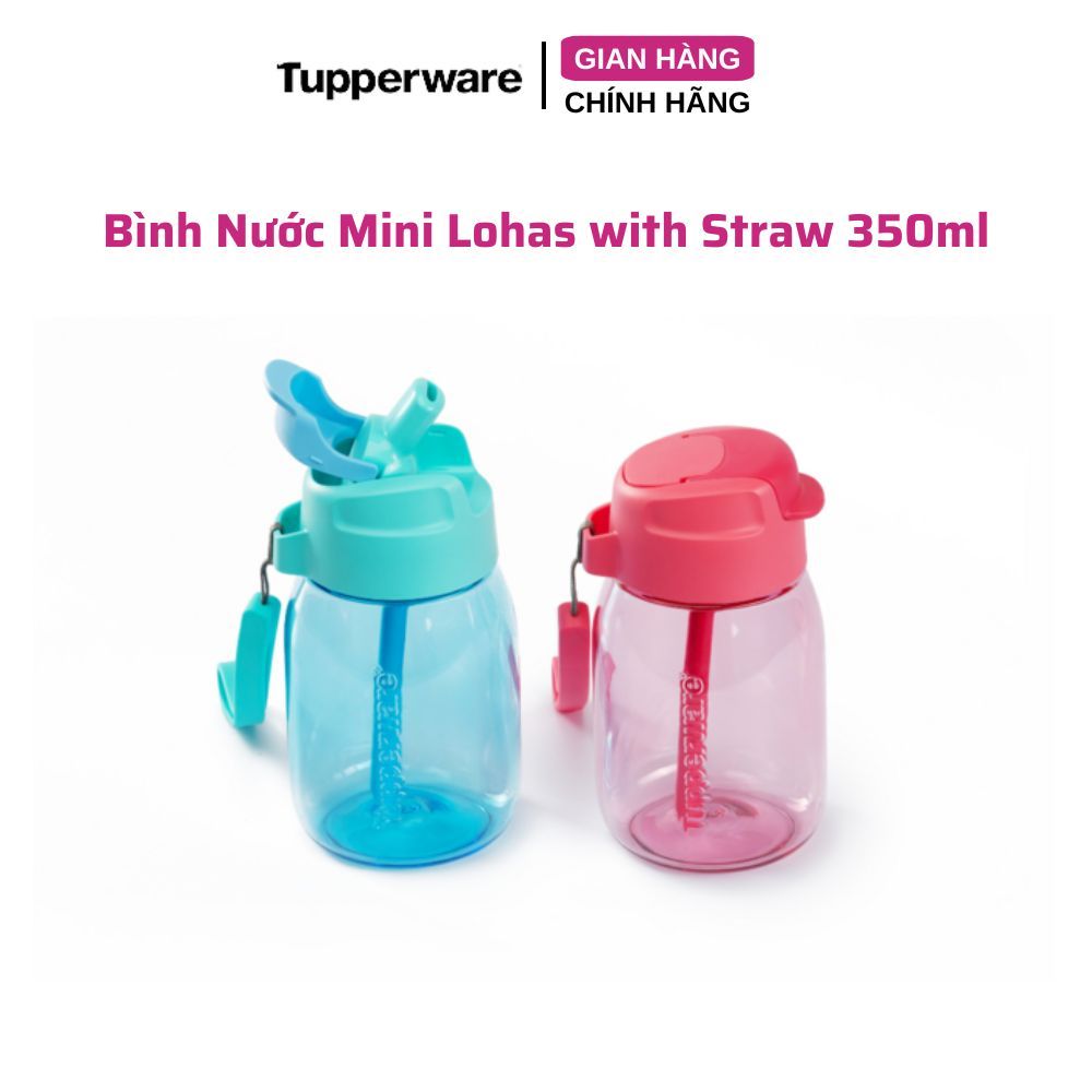 Bình Nước Mini Lohas with Straw 350ml Tupperware
