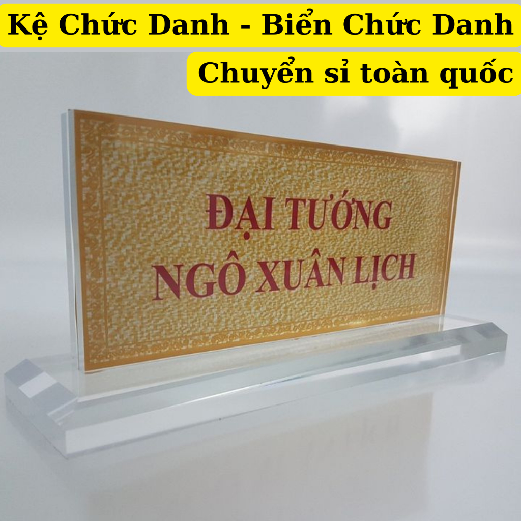 Biển chức danh mica - Biển Chức Danh - Biển Chức Danh Mica Để Bàn - Biển Chức Danh Mica Văn Phòng