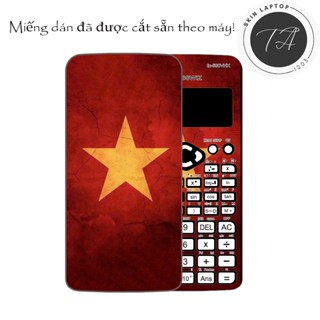 Skin Decal dán máy tính Casio fx570, fx580, fx880 in hình Việt Nam đã được cắt sẵn theo máy