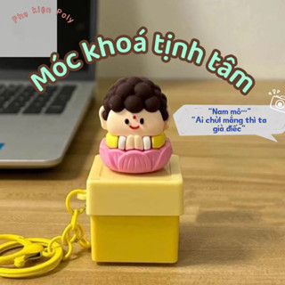   Bản tiếng Việt  Móc khoá tịnh tâm móc khoá tích đức đồ chơi có giọng nói nhấp nháy Móc khoá Keycap quà tặng 