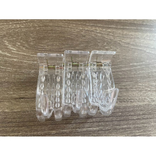 Kẹp Tóc 3 Răng Nhựa - Phụ Kiện Tóc Dành Cho Tóc Mỏng, Sành Điệu