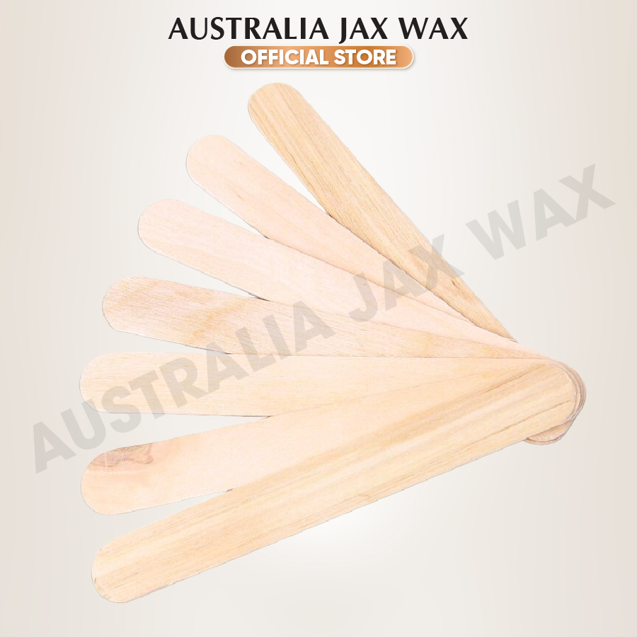 [CHE TÊN]  5 Que Gỗ Bôi Sáp Australia Jax Wax Size Lớn Chuyên Dùng Phết Sáp Wax Lông