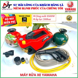 Máy rửa xe Mẫu mới. Máy xịt rửa áp lực cao YAMAHA model HA889. Loại Đặc biệt. BH 24 tháng.