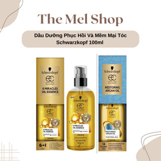 Dầu Dưỡng Tóc Schwarzkopf Extra Care 6 Miracles Oil Essence & Restoring Argan Oil 100ml