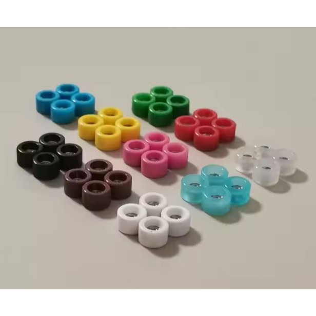 68D polyurethane fingerboard wheels for finger skateboards with bearing Abec -9 - Bánh xe Ván Trượt 