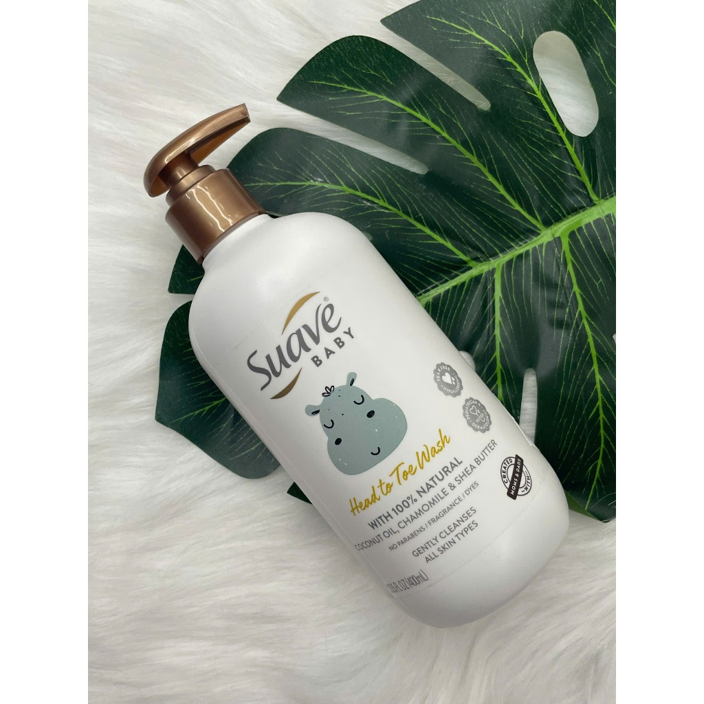 Sữa tắm Suave Baby Head to Toe dành cho trẻ sơ sinh, trẻ nhỏ