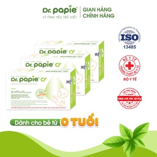Gạc răng miệng Dr.papie - Làm sạch khoang miệng - Hộp to 30 gói