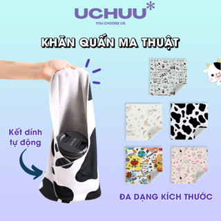 Khăn Ma Thuật Tự Dính UCHUU Túi Vải Xếp Magic Đựng Mỹ Phẩm, Lens Máy Ảnh, Đồ Make Up, Laptop Gấp Gọn