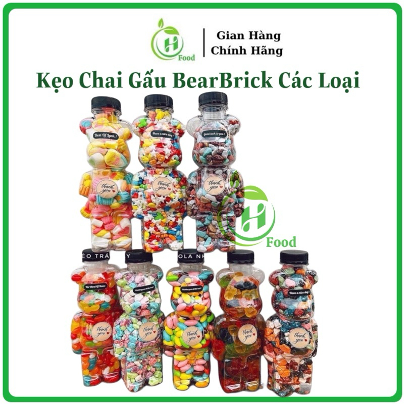 Kẹo Chai Gấu Bearbrick Các Loại, Kẹo Tuổi Thơ