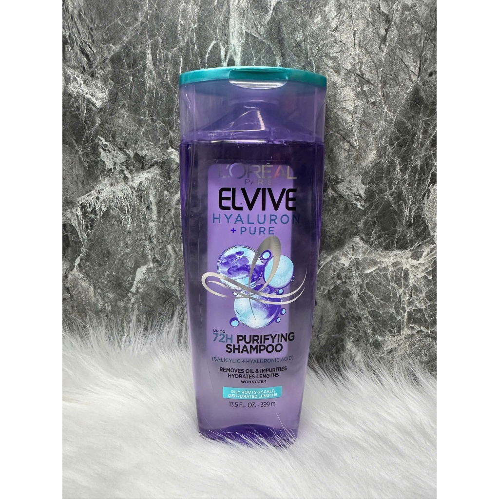 Dầu gội L'Oreal Paris Elvive Hyaluron Pure dành cho tóc dầu nhờn