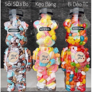 Kẹo Chai Gấu Bearbrick Các Loại, Kẹo Tuổi Thơ