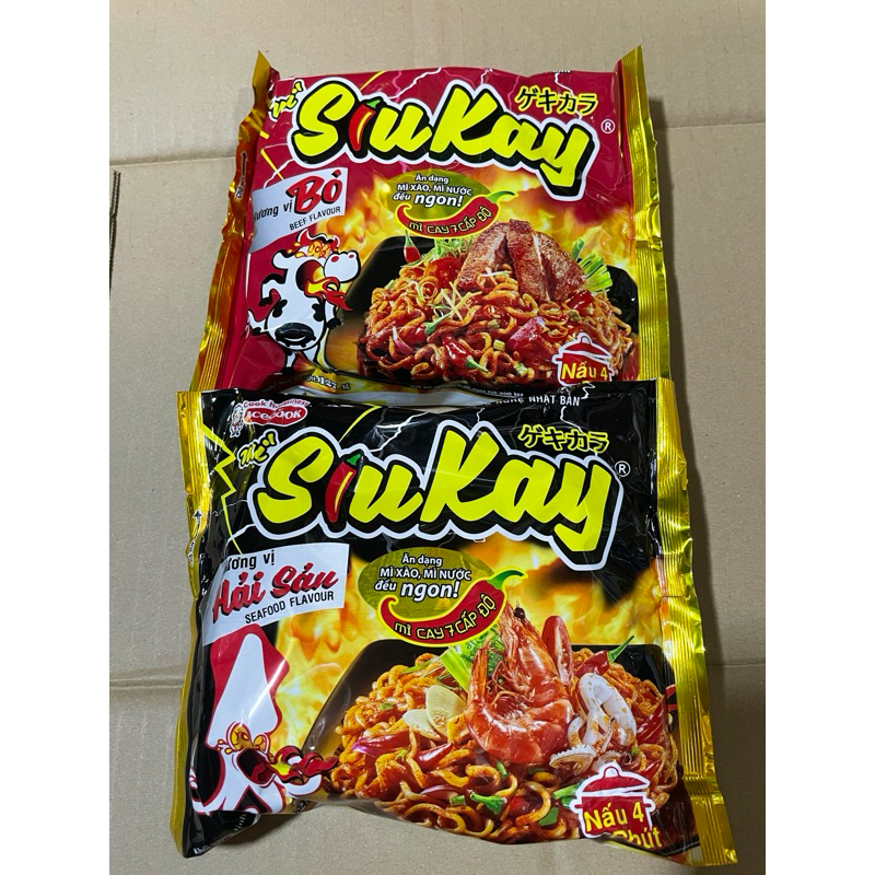 Mì siukay Acecook .gói 128g x2 gói
