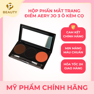  Hộp Phấn Mắt Trang Điểm Aery Jo 3 Ô Kèm Cọ Mix Theo Yêu Cầu 