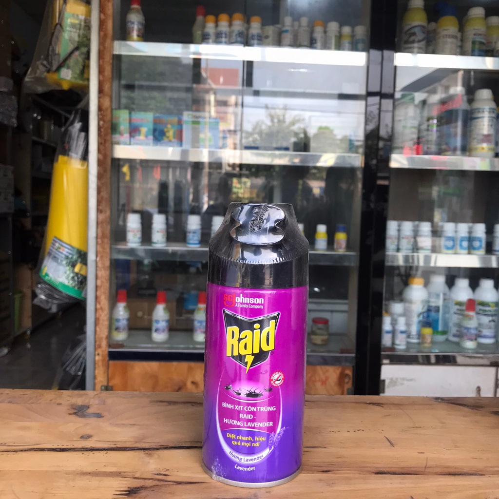 Thuốc xịt muỗi Raid 300ml - hương ngẫu nhiên