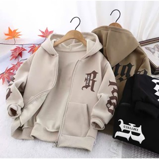 Áo khoác chất nỉ bông 14-48kg cho cả bé trai và bé gái mẫu R. Áo khoác bé trai, Áo khoác bé gái, Áo Khoác giữ ấm - A07