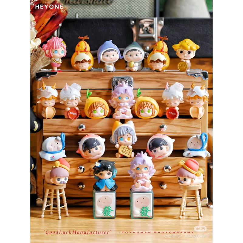[HỘP 4 CON] Blindbox Heyone mini ver 3 - Mô hình trưng bày dễ thương làm quà tặng