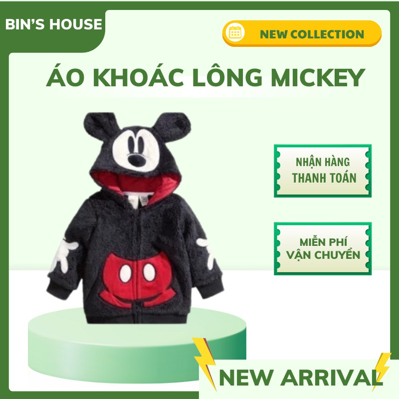 Áo khoác lông H&M sz 4m-4y