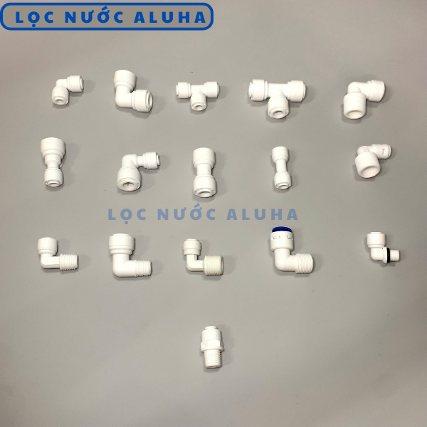Co cút nối nhanh dùng cho máy lọc nước RO, cút nối F6, F10 hàng loại đẹp