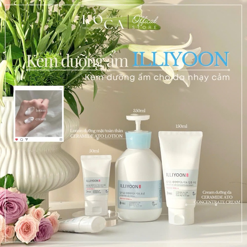 [Illiyoon] Kem dưỡng Ceramide Ato Concentrate cream