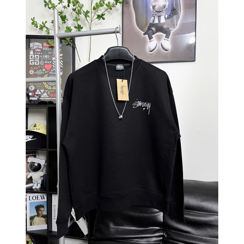[Ảnh Thật] Áo sweater Stussy Thủy Ngân - Streetwears SG