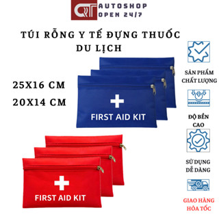  Túi Y Tế Mini First Aid Kit Dựng Cụ Cá Nhân Sơ Cứu Khi Đi Du Lịch QT Auto247 