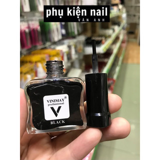 Cồn loang trắng, đen Vinimay - Loang cồn trang trí móng tay 15ml (lẻ 1 chai)