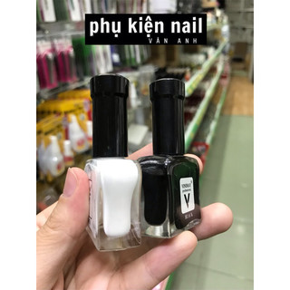 Cồn loang trắng, đen Vinimay - Loang cồn trang trí móng tay 15ml (lẻ 1 chai)