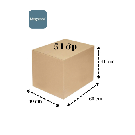 MG - 1 Thùng carton 60x40x40 CM - 5 lớp (THÙNG CHUYỂN NHÀ)