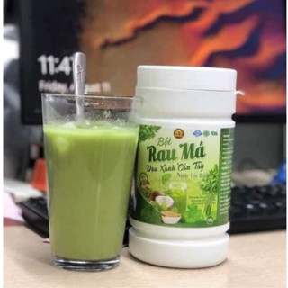   Chính hãng 500g  Bột Rau Má Đậu Xanh Cần Tây Nước Cốt Dừa - Bổ sung chất xơ tiêu hóa tốt kiểm soát cân nặng 