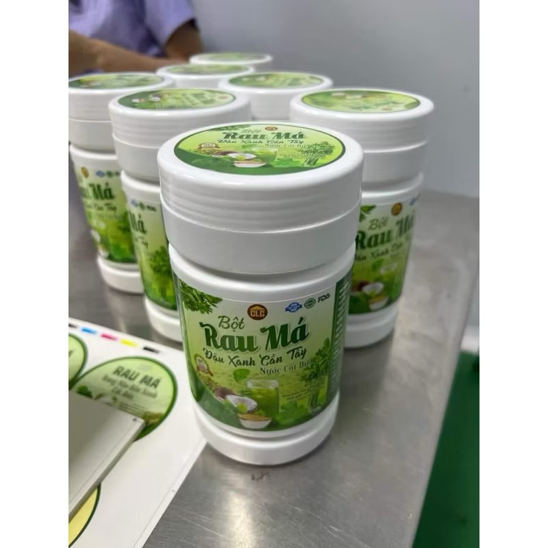 [Chính hãng 500g] Bột Rau Má, Đậu Xanh, Cần Tây, Nước Cốt Dừa - Bổ sung chất xơ, tiêu hóa tốt, kiểm soát cân nặng