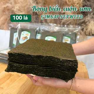 Lá kim cuốn cơm 100 lá - Rong biển cuộn cơm Kimbap 100 lá Hàn Quốc