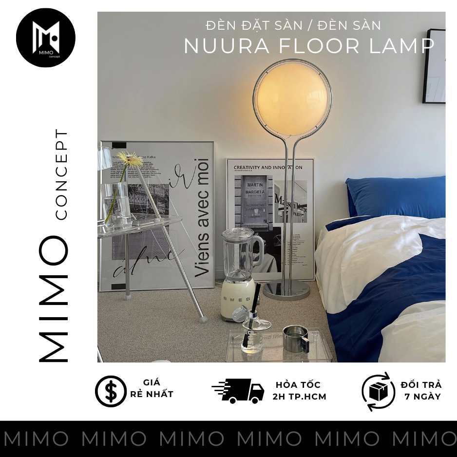 ĐÈN ĐỨNG - ĐÈN ĐẶT SÀN - ĐÈN SÀN -ĐÈN DECOR TRANG TRÍ -  NUURA FLOOR LAMP -