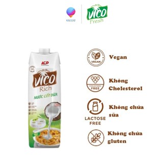 01 Hộp Nước Cốt Dừa 1000mL/ 330mL VICO RICH - YOOSOO