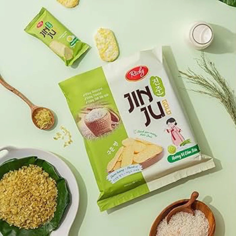 BÁNH JINJU BÁNH GẠO JINJU CỐM SỮA BÁNH GẠO CỐM JINJU CỦA RICHY