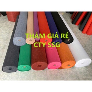 Thảm nỉ trải sàn khổ 2m thảm nỉ lót sàn cuộn dài 50m bán cắt lẻ giá rẻ tại đây (MINI SHOP HCM)