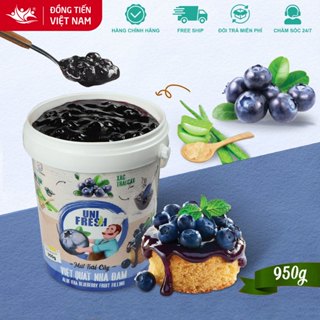 Mứt Trái Cây Vị Việt Quất Nha Đam 950g - Blueberry Fruit Filling