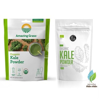  Bột Cải Xoăn Hữu Cơ Amazing Grass Organic Kale Powder 150g & Diet Food Kale Powder 100g 